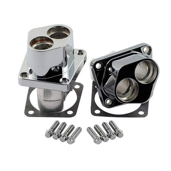S&S 84-99 forgácsolt alumínium hidrotőke block set front/rear. króm