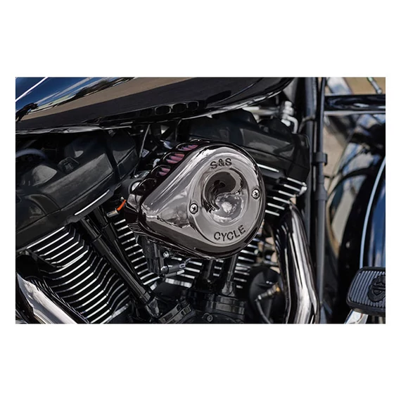 S&S, Stealth Mini-Teardrop légtisztító készlet. Láva króm – Harley-Davidson kompatibilis