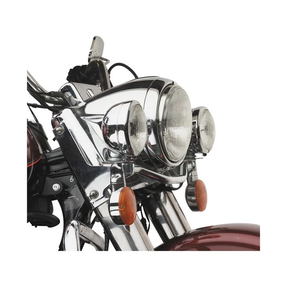 Krómozott, francia fényszóró díszgyűrű ref. Model – Harley-Davidson kompatibilis