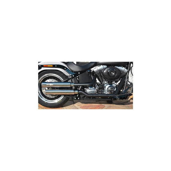 Gun Smooth Slip On kipufogódobok, fánkvégű, krómozott, krómozott BSL – Harley-Davidson kompatibilis