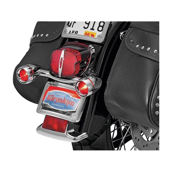 Krómpiros színű, kerek lámpa hátul – Harley-Davidson kompatibilis