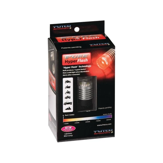 FEHÉR HYPERFLASH 3157 (SZIMPLA) Hátsólámpa izzó – Harley-Davidson kompatibilis