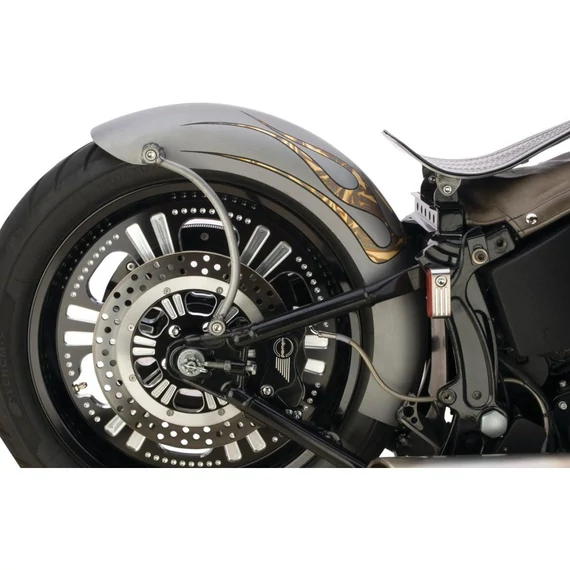 A kibaszott szerencsés „merev stílusú” sárvédő rugóstag Raw – Harley-Davidson kompatibilis