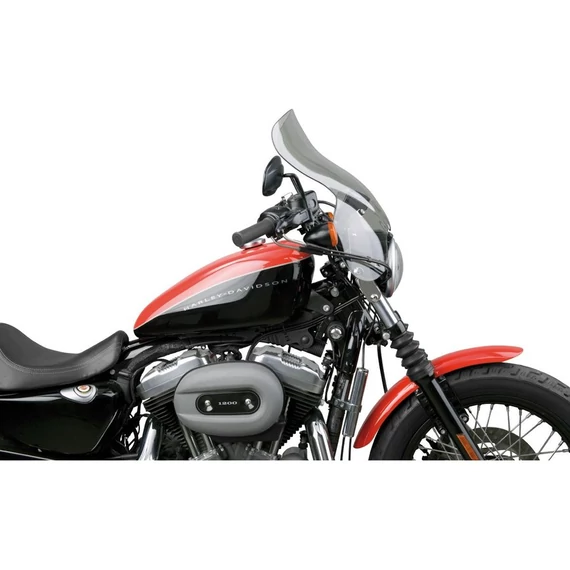 Stinger szélvédő Magasság: 33 cm, Szélesség: 40 cm Világos füst – Harley-Davidson kompatibilis