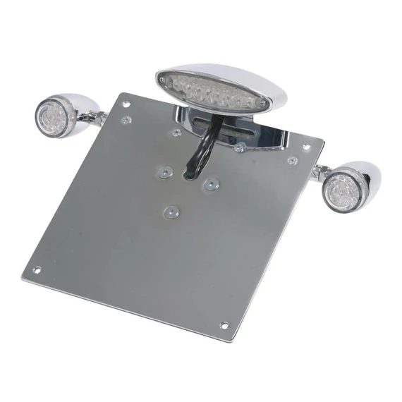 Softtouch markolat LED irányjelző készlettel hátsó irányjelző féklámpa rendszámtartó fekete 1