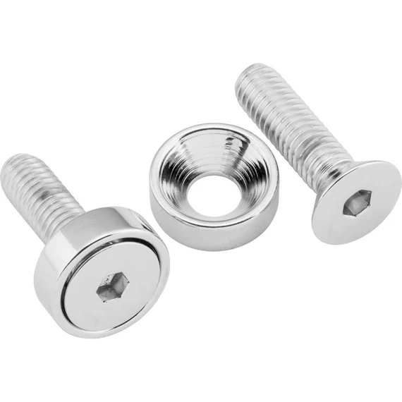 Krómozott hátsó lánckerék szerelvénykészletek 5 rögzítőanyával Hátsó – Harley-Davidson kompatibilis