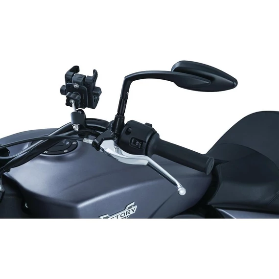 Emelt tükör tartó adapter, fekete – Harley-Davidson kompatibilis