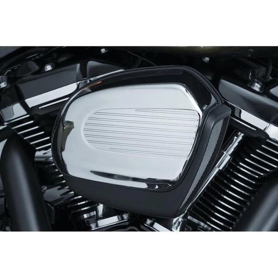 Bordás légszűrő króm díszítéssel – Harley-Davidson kompatibilis