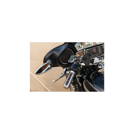 Krómozott, 2,5 cm-es gázkar By Wire markolat – Harley-Davidson kompatibilis