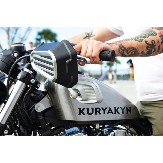 Dillinger kézvédők ezüst – Harley-Davidson kompatibilis