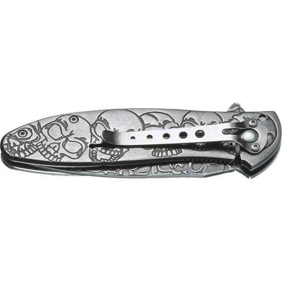 Magnum By Böker, Összecsukható kés Dia de los muertos Zsebkés Penge hossza 8,5 cm – Harley-Davidson kompatibilis