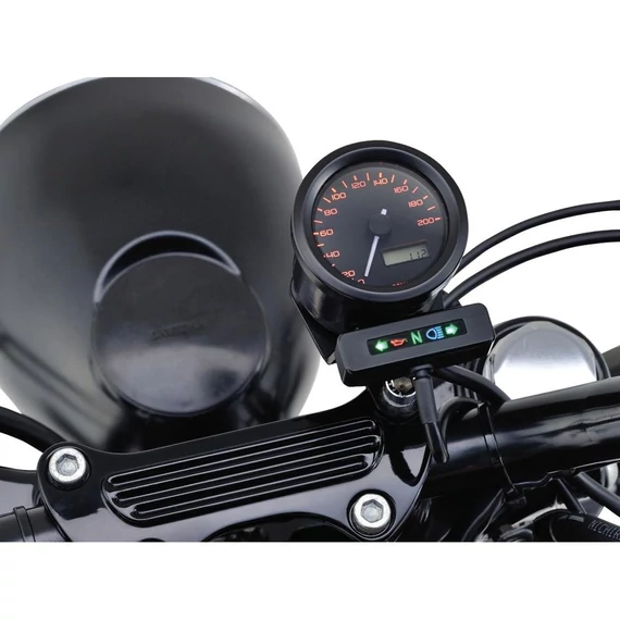 Irányító rögzítőkonzol, fekete – Harley-Davidson kompatibilis