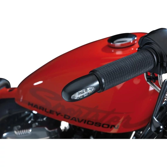 Alap markolat irányjelző adapter fekete eloxált – Harley-Davidson kompatibilis