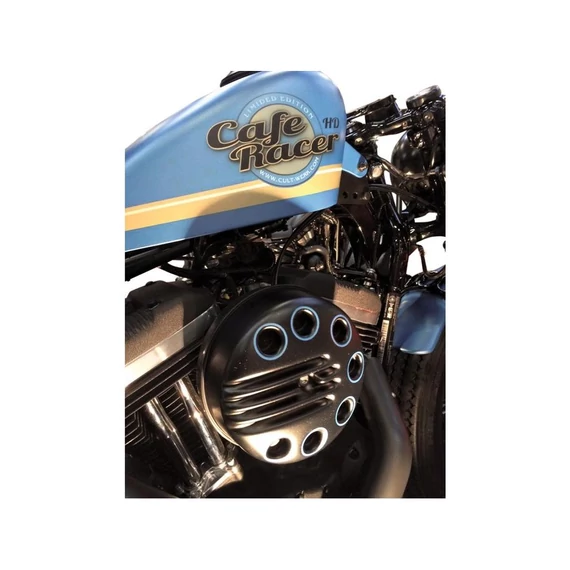 Réses légszűrő fedél, fényes fekete - 2012-2016 – Harley-Davidson kompatibilis
