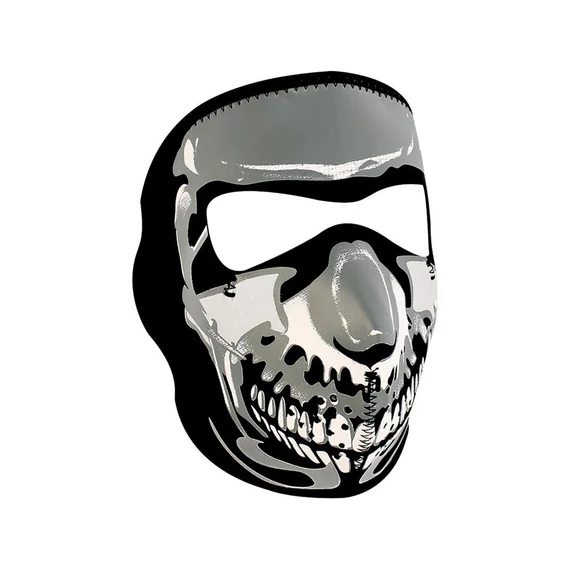 Króm koponya neoprén teljes arcmaszk Zan Headgear – Harley-Davidson kompatibilis