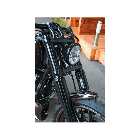 Felső villaburkolat, fekete fényes, porszórt Cult-Werk – Harley-Davidson kompatibilis