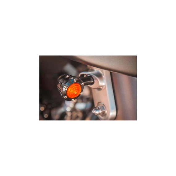 Tracker LED index fekete fényes borostyán LED – Harley-Davidson kompatibilis