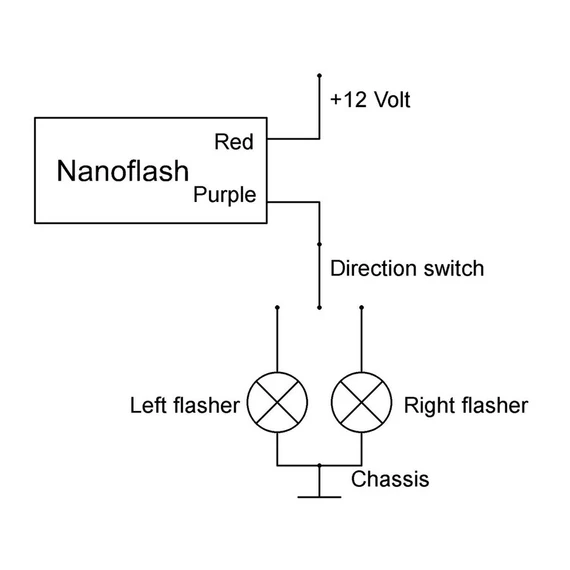Nano villogó relé Axel Joost Elektronik – Harley-Davidson kompatibilis
