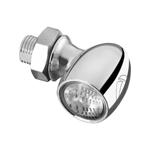 Atto® RB LED hátsólámpa vízszintes rögzítéssel, átlátszó króm lencsével, átlátszó LED-del – Harley-Davidson kompatibilis