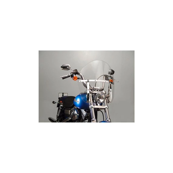 SwitchBlade levágott gyorszáras szélvédő Magasság: 53,5 cm, Szélesség: 56,5 cm, Átlátszó – Harley-Davidson kompatibilis