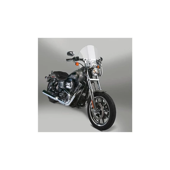 SwitchBlade levágott gyorszáras szélvédő Magasság: 53,5 cm, Szélesség: 57,1 cm, Átlátszó – Harley-Davidson kompatibilis