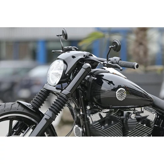 Felső villaburkolat, fekete Thunderbike – Harley-Davidson kompatibilis