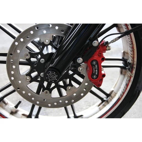 3D fékborítás, fényes fekete – Harley-Davidson kompatibilis