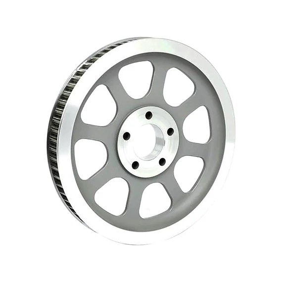 Gyári stílusú hátsó szíjtárcsa ezüst színű 20 mm 66 fogú – Harley-Davidson kompatibilis