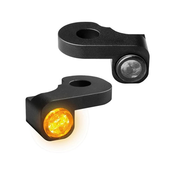 NANO sorozatú LED-es irányjelzők, fekete eloxált füstfényű LED - 2016-2017 – Harley-Davidson kompatibilis