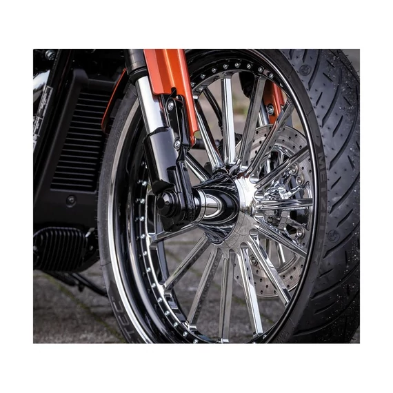 Első tengely burkolat készlet, fekete porszórt - 2018-2024 – Harley-Davidson kompatibilis