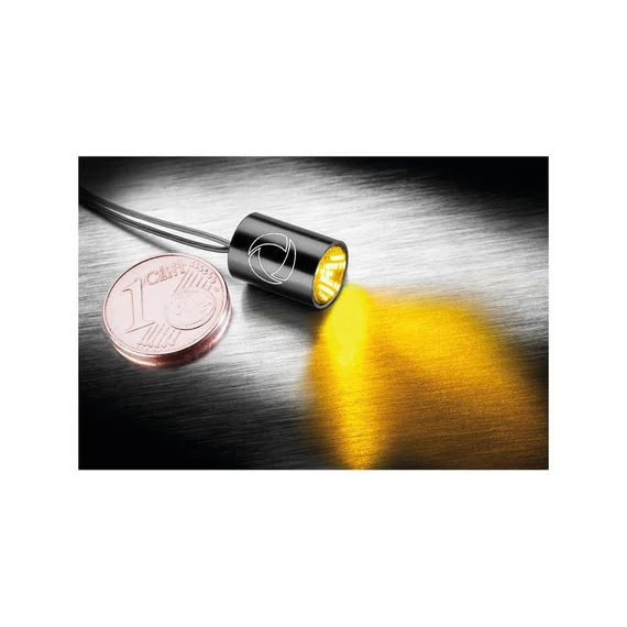 Atto® integrált LED-es irányjelző fekete porszórt füstszínű LED – Harley-Davidson kompatibilis