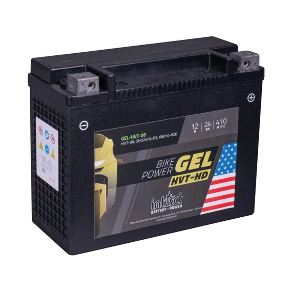 GHD24HL-BS HVT-06 Bike-Power zselés akkumulátor – Harley-Davidson kompatibilis