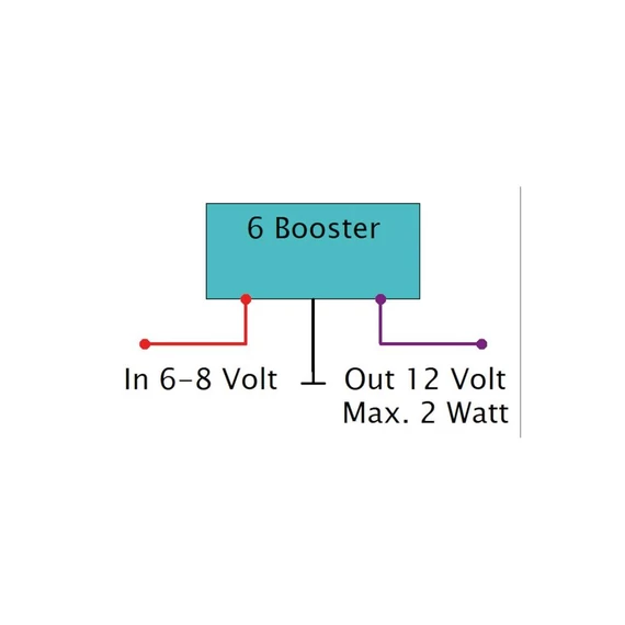 6 Booster 6V-12V átalakító – Harley-Davidson kompatibilis