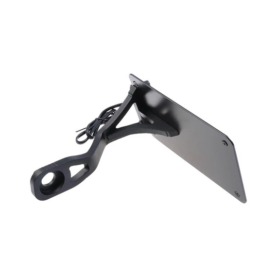 Oldalra szerelhető rendszámtábla tartó készlet Franciaország 210 x 130 mm fekete porszórt - 2015-2024 – Harley-Davidson kompatibilis