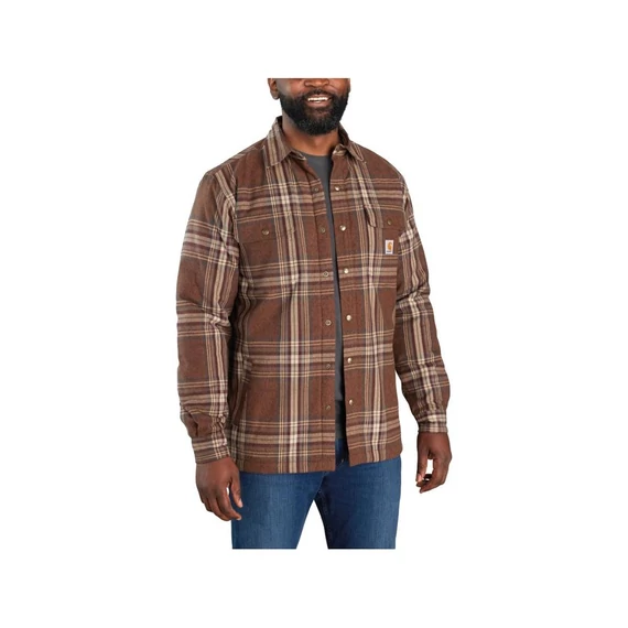 Relaxed Fit vastag flanel sherpa béléses ingdzseki XL