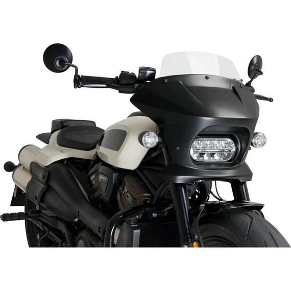 Fury félig idomos szélvédő Santee – Harley-Davidson kompatibilis