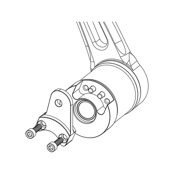 Fékkar adapter fekete eloxált – Harley-Davidson kompatibilis