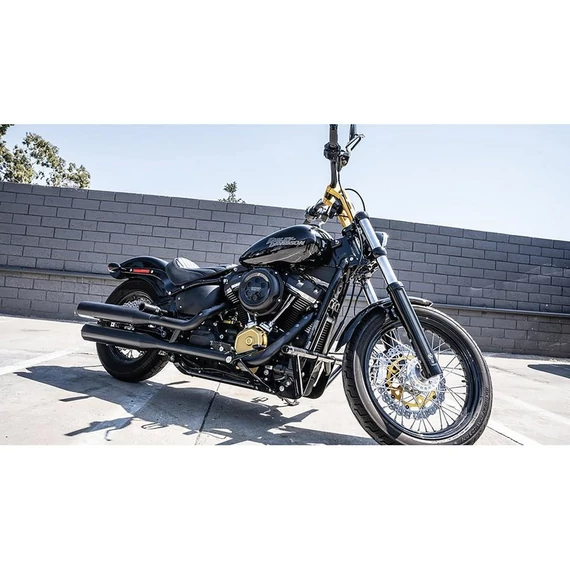 Brawler első lökhárító készlet fekete porszórt bevonattal – Harley-Davidson kompatibilis