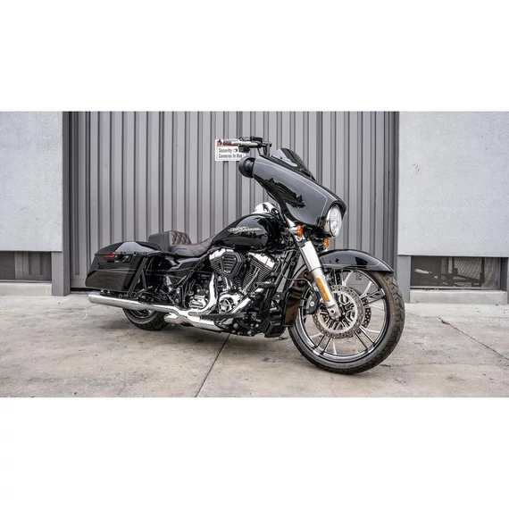 Brawler hátsó lökhárító készlet fekete porszórt bevonattal – Harley-Davidson kompatibilis