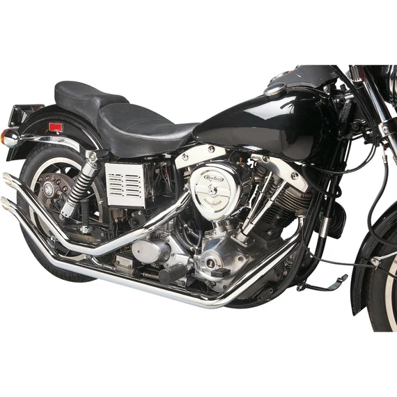 Felfelé ívelő fékcsövek FX Shovel Kick Out stílusú króm 1,75