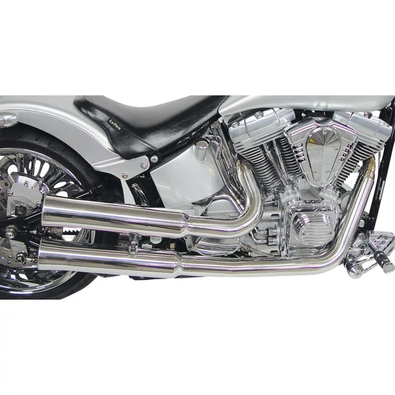 CCE exkluzív 2 az 2-ben kipufogórendszer polírozva Falcon – Harley-Davidson kompatibilis