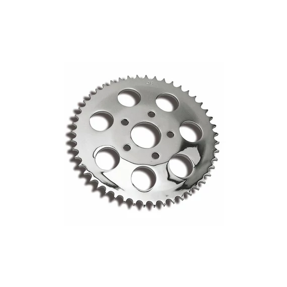 Tömített csapágyas hátsó lánckerék, 48 fogú, 6 mm-es eltolású, króm – Harley-Davidson kompatibilis
