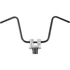 400 Ape Hanger kormány dimpled fekete porfestett 1” (25.4 mm) bowdenes