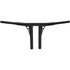 10” Straight Up T Bar kormány nem dimpled 4 lyukas fekete porfestett 1 1/4” Throttle By Wire