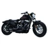 Velociraptor légszűrő készlet fekete fényes – Sportster Evolution