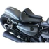 Old School bőr sima szóló ülés fekete bőr – Sportster Evolution