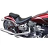 Egyedi utasülés Breakout modellhez sima fekete műbőr urethane – Twin Cam