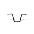 400 Fat Ape Hanger kormány 1 1/4” (31.75 mm) bilincs nem dimpled 3 lyukas fekete porfestett 1 1/4” Throttle By Wire