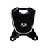 Oldalsó V-fedél Black Cut Anodized