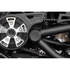 Sima lengőkar tengelyfedél Ricks logó nélkül szatén fekete – Sportster Evolution